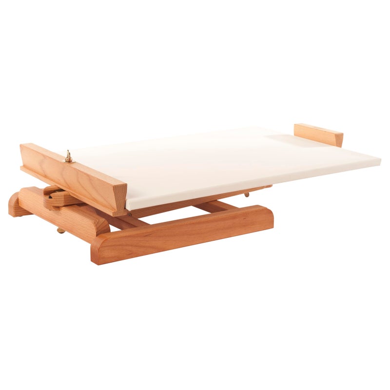 Mabef M/31 Adjustable Beech-Wood Table Easel â€“ Indoor Tabletop Easel for Oil, Acrylic, Watercolour & Pastel, Canvas Up to 100 cm, Adjustable Angle & Height - Image 3